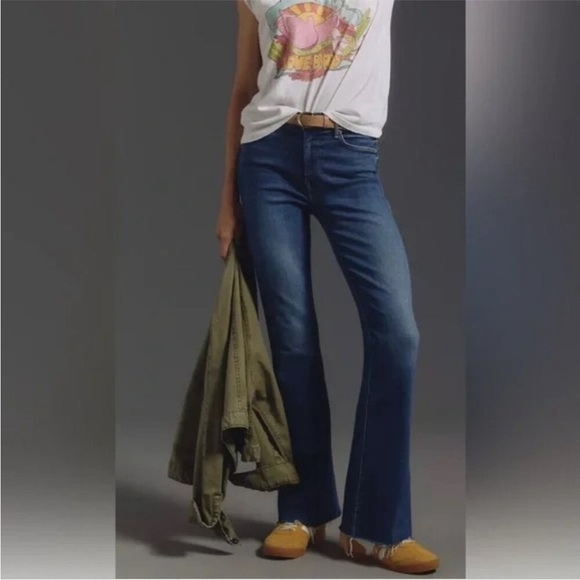 MOTHER The Weekender Fray Jeans Size 25 NWT - Picture 1 of 14